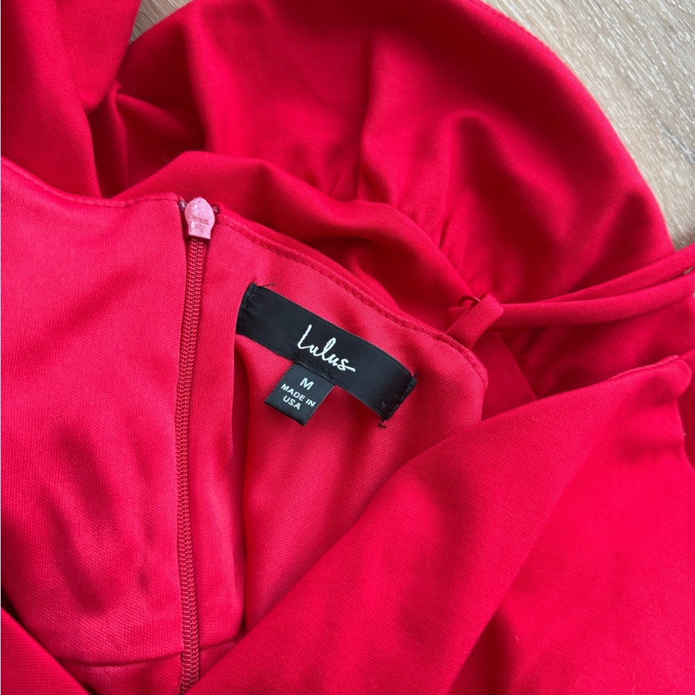 Lulu's Ruffle Hem Mermaid Dress - Picture 3 of 3